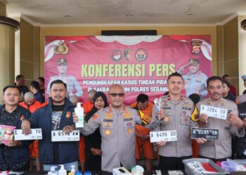 7 Pelaku Curanmor berhasil Ditangkap Jajaran Polres Serang