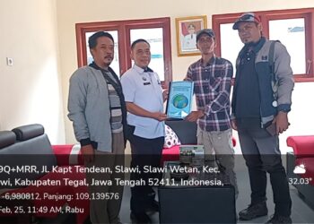 PD IWO Kabupaten Tegal Serahkan Berkas Pendaftaran ke Kesbangpol