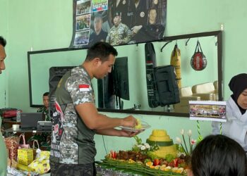 Acara syukuran Milad ke 1 Dojo Ransus Yonif 318/AY Badak Hitam