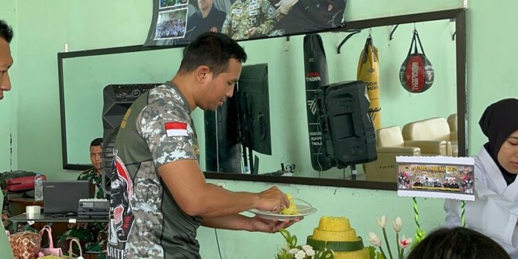 Acara syukuran Milad ke 1 Dojo Ransus Yonif 318/AY Badak Hitam