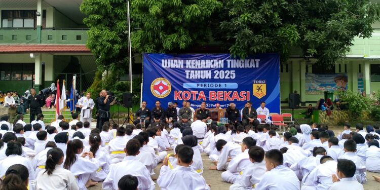 Bandung Karate Club Kota Bekasi menggelar Ujian Kenaikan Tingkat Periode 1 Tahun 2025