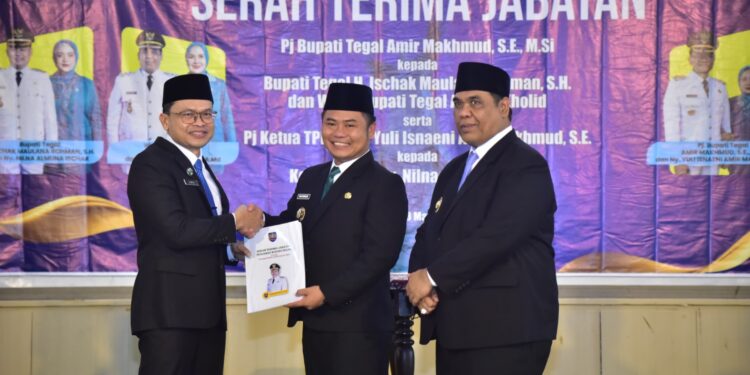 Pemkab Tegal Gelar Sertijab Bupati dan Wakil Bupati Tegal
