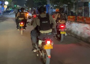 Cegah Gangguan Kamtibmas, Polres Tegal Kota Gelar Patroli Skala Besar dan Sahur On The Road