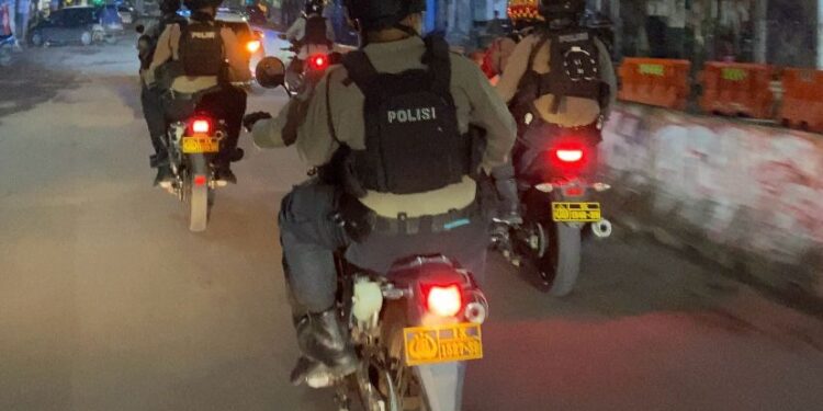 Cegah Gangguan Kamtibmas, Polres Tegal Kota Gelar Patroli Skala Besar dan Sahur On The Road