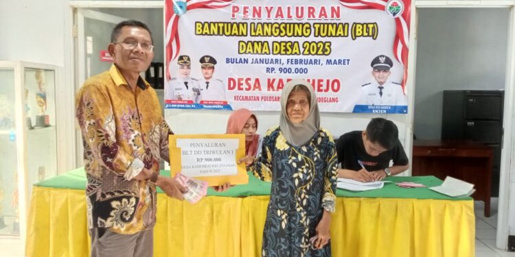 Jelang Lebaran, Pemdes Kaduhejo Salurkan BLT- DD