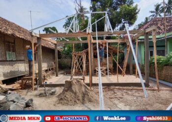 Pembangunan Gedung Posyandu di Kampung Babakan Desa Banjarsari sudah dilaksanakan