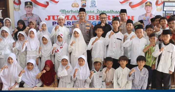 Ramadhan Suci, Polres Tegal Kota Tebar Kepedulian Bersama Anak Yatim Piatu