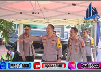 Pastikan Kesiapan PAM Lebaran, Kapolres Tegal Kota Cek Pos dan Keberadaan Anggota