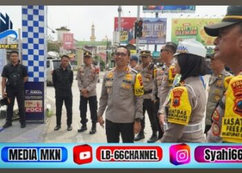 Polres Tegal Melakukan Pengecekan Kesiapan Pos Pengamanan Personel Yang Bertugas