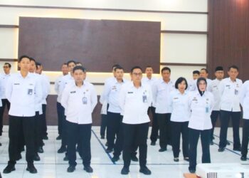 Lapas Banyuwangi Ikuti Apel Pagi Bersama Dan Halal Bihalal Jajaran Kemenko Kumham Imipas