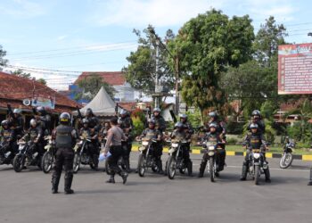 Tingkatkan Kemampuan Pengendalian Massa, Kapolres Tegal Gelar Pelatihan