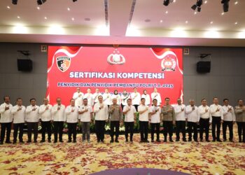 216 Penyidik dan Penyidik Pembantu Polda Banten Ikuti Assesmen Sertifikasi Uji Kompetensi
