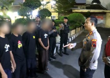 Polisi Amankan Juru Parkir Liar dan Pelaku Vandalisme di Kota Tegal
