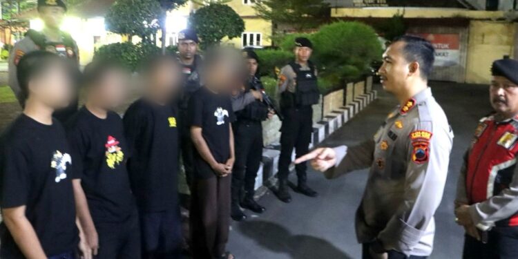 Polisi Amankan Juru Parkir Liar dan Pelaku Vandalisme di Kota Tegal