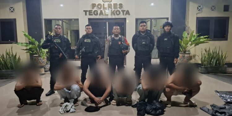Gagalkan Aksi Tawuran, Satgas Anti Premanisme Amankan 6 Remaja Berikut Senjata Tajam