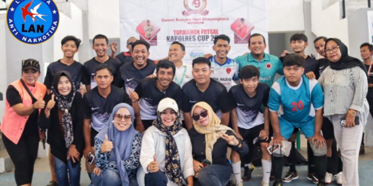 Tumbangkan Tim Sat Intelkam, LAN Kota Tangerang Lolos ke 16 Besar Turnamen Cup Kapolrestro Tangerang