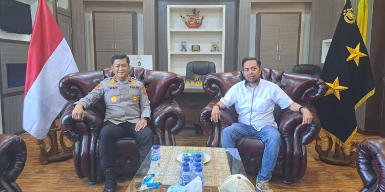 Silaturahmi Selalu Terjalin, Ketua Umum Fast Respon Disambut Hangat Kapolda Kalteng Irjen Pol Iwan Kurniawan