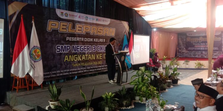Pelepasan Peserta Didik Kelas 9 SMP Negeri 3 Cikupa Angkatan ke-17 Penuh Haru dan Sukacita