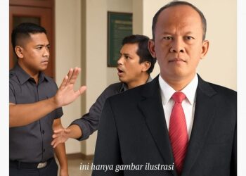 Oknum Security Pengadilan Negri Lebak Halangi Wartawan Saat Mau Meliput