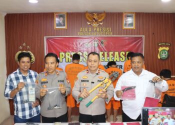 Polsek Batuceper Bekuk Komplotan Curanmor Asal Lampung, 4 Residivis Ditangkap