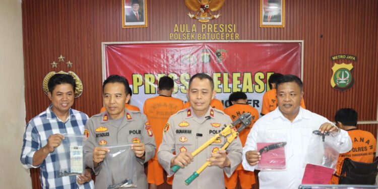 Polsek Batuceper Bekuk Komplotan Curanmor Asal Lampung, 4 Residivis Ditangkap