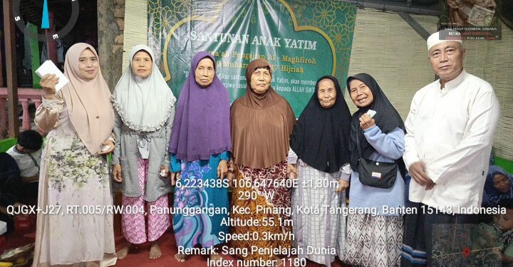 Santunan Yatim Piatu, Janda, dan Dhuafa Meriahkan Musholla Al-Maghfiroh Panunggangan
