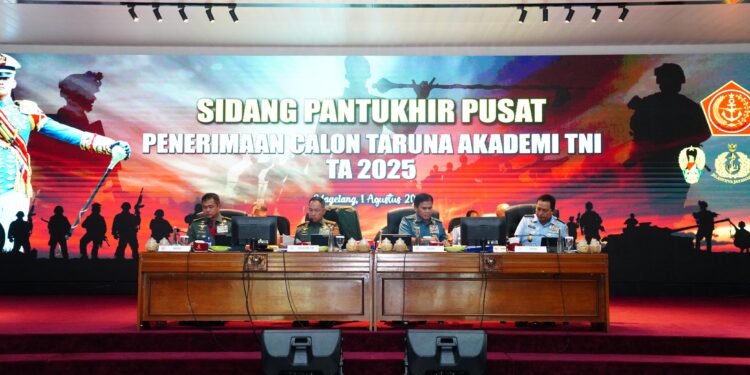 Panglima TNI Pimpin Sidang Pantukhir Pusat Penerimaan Taruna Akademi TNI TA 2025