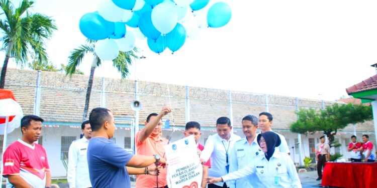 HUT RI Ke 80 Di Lapas Banyuwangi Pekan Olahraga Untuk Persatuan Dan Sportivitas