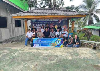 Camplis 2025: Kebersamaan Jurnalis KJK di Gunung Karang