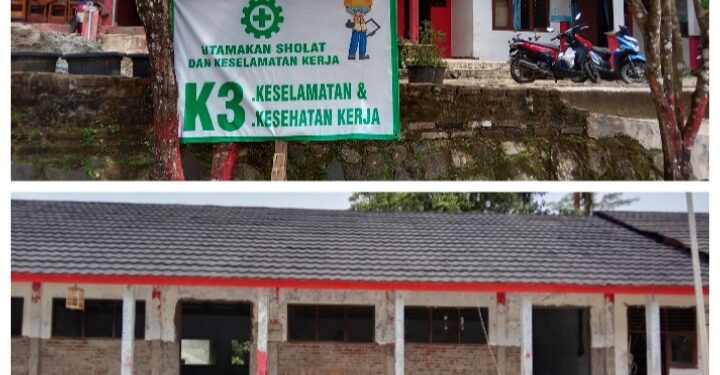 Pembangunan Revitalisasi Gedung Sekolah SD Negeri Cibeureum Kecamatan Banjar Diduga Abaikan K3, Pekerja Tak Dilengkapi APD Memadai