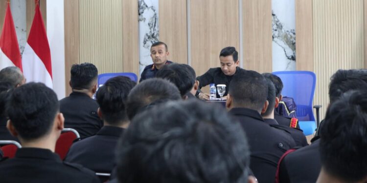 Rutan Kelas I Tangerang Gelar Penguatan dan Tes Urine Jajaran Pengamanan Jelang Nataru 2025–2026