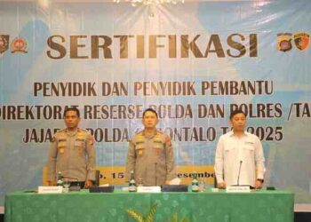 Tingkatkan Kompetensi dan Legitimasi Penyidik, Polda Gorontalo Laksanakan Sertifikasi Penyidik