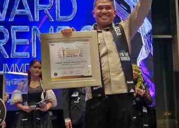 Dinilai Berintegritas Tinggi dan Inovatif, Dirkrimsus Polda Gorontalo Raih Penghargaan Level Asia