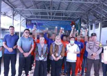 Tegaskan Komitmen Bersih Narkoba, Rutan Kelas I Tangerang Gelar Tes Urine Ratusan Warga Binaan