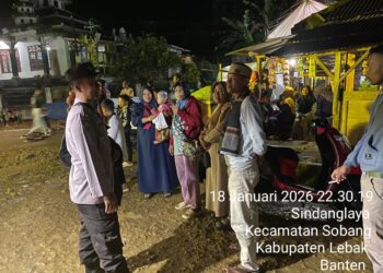 Polsek Sobang Polres Lebak Lakukan kegiatan Patroli Dialogis