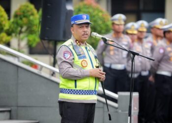 Pimpin Apel Perdana 2026, Kakorlantas Polri Tekankan Transformasi dan Peningkatan Pelayanan Publik yang Humanis