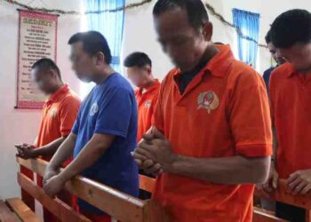 Ibadah Bersama, Rutan Kelas I Tangerang Perkuat Kepribadian dan Spiritualitas Warga Binaan