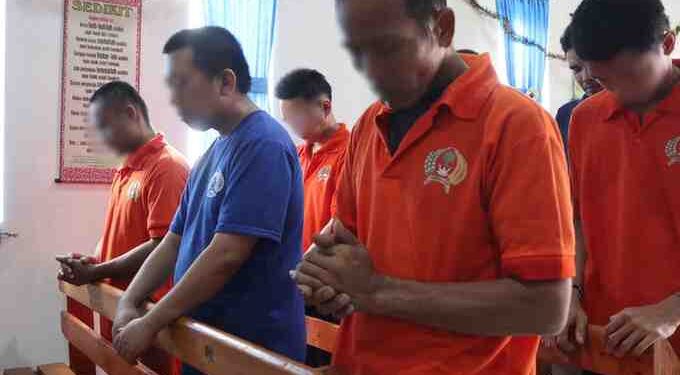 Ibadah Bersama, Rutan Kelas I Tangerang Perkuat Kepribadian dan Spiritualitas Warga Binaan